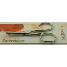 4" Professional Embroidery Scissors Curved Blades, Fine Point