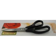8-1/2" Left Hand Singer Scissors with Comfort Handle, Serrated blades